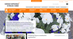 Desktop Screenshot of espoonseurakunnat.fi